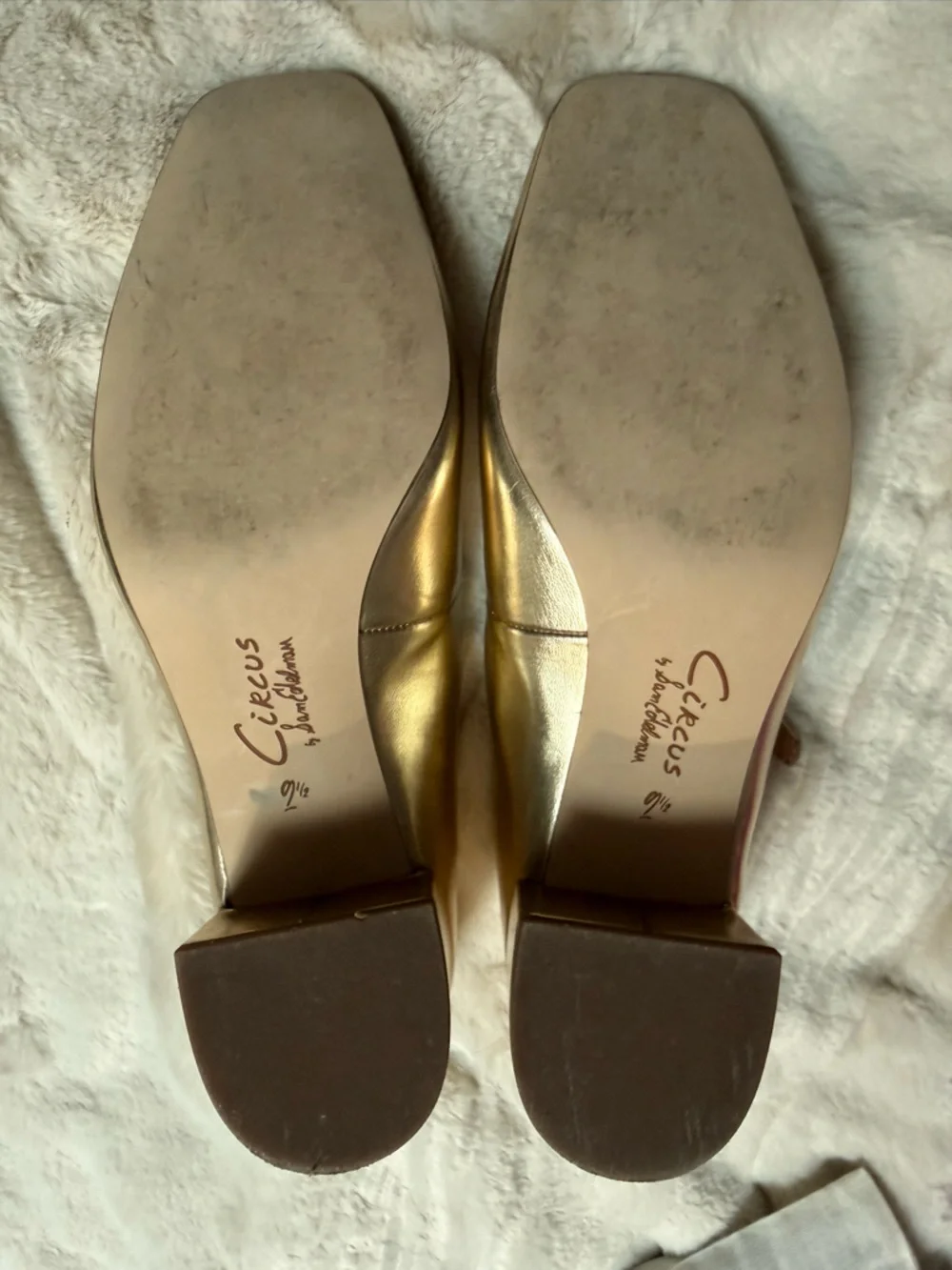 Circus by Sam Edelman Gold chunky heels - Picture 4 of 4